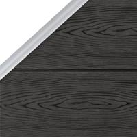 VidaXL Schuttingpaneel 95x(105-180) cm hkc grijs - thumbnail