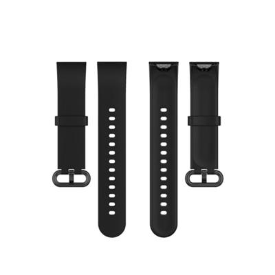 Classic siliconen sportbandje - Zwart - Xiaomi Mi Watch Lite / Redmi Watch Classic siliconen sportbandje - Zwart - Xiaomi Mi Watch Lite / Redmi Watch
