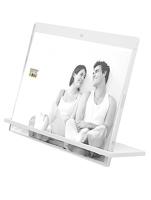 Deknudt Transparante fotokader 5,4mm dik met witte staander 13x18 S58SD1 - thumbnail