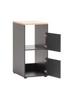 Schildmeyer Kast Solea (2 vakken, hoogte 95,8 cm, Antraciet) - thumbnail