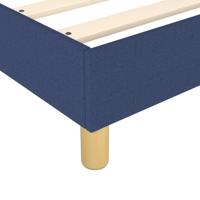 Boxspring met matras stof blauw 100x200 cm - thumbnail