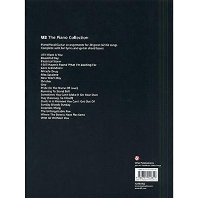 Wise Publications U2 The Piano Collection voor piano, zang en gitaar