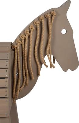 Small Foot - houten paard grijs - thumbnail