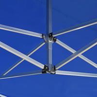 Partytent professioneel inklapbaar 4,5x3 m aluminium blauw - thumbnail