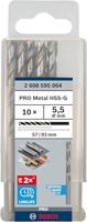 Bosch Accessoires Metaalboren HSS-G, Standard 5,5 x 57 x 93 mm 10st - 2608595064 - thumbnail