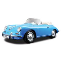 Bburago sportauto Porsche Cabrio 1:18 blauw - thumbnail