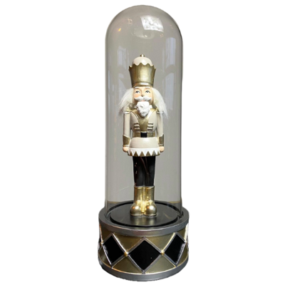 Kerstbeeldje - Kerstdecoratie voor Binnen - Kerstdecoratie Woonkamer - Kerstfiguren - sculptuur The Nutcracker - Goud Kerstbeeldje - Kerstdecoratie voor Binnen - Kerstdecoratie Woonkamer - Kerstfiguren - sculptuur The Nutcracker - Goud