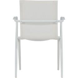 Nohr Tuinstoel 'Kinzie' Stapelbaar, kleur Wit