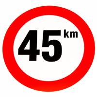 Sticker 45 km. - thumbnail