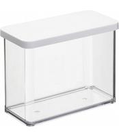 Rotho LOFT Bewaardoos 20x10x14.2 cm 2.1L Wit/Transparant - thumbnail