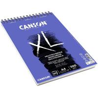 Tekenblok Canson XL Mix Media Wit A4 Papier 5 Stuks 30 Lakens 300 g/m² - thumbnail