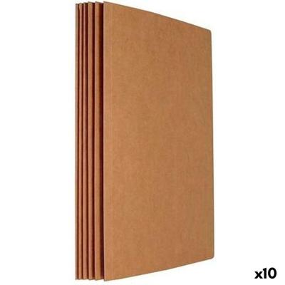 Set submappen Mariola Bruin Vel 50 Onderdelen (10 Stuks)