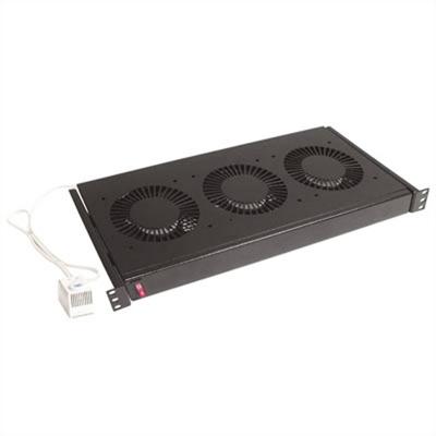Conteg 26205070 19 inch Inbouwventilator voor patchkast Vast inbouw Geschikt voor kastdiepte: 800 mm Zwart