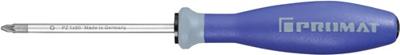 Promat/Tecwerk Schroevendraaier | maat PZD 1 klinglengte 80 mm | 3-componentengreep | ronde kling - 4000827075