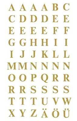 Avery AV-3727 Letteretiket 2 Vel Goud 10 Setjes met 2 Vel