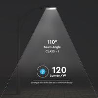 V-TAC 21961 LED-straatlantaarn Energielabel: D (A - G) LED LED vast ingebouwd 100 W Lichtgrijs - thumbnail