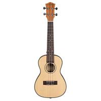 Cascha HH 2151L linkshandige solid top concert ukelele set - thumbnail