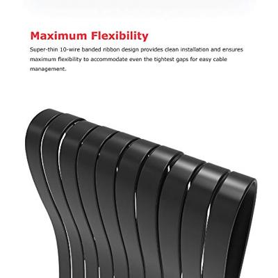 Akasa RISER BLACK XL, Premium PCIe 3.0 x 16 Riser cable,100CM 180° PCIe 3.0 x16 Female 180° PCIe 3