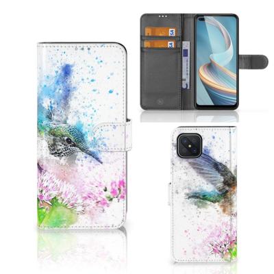Hoesje OPPO Reno4 Z Vogel | Portemonnee hoesje