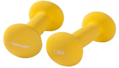 Tunturi Neopreen Dumbell 1,5 kg Yellow