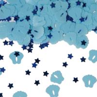 Blauwe Tafelconfetti - Geboorte Jongen - thumbnail