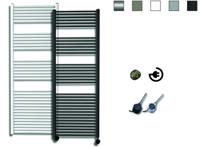 Elektrische Design Radiator Sanicare Plug En Play 172 x 60 cm Wit Thermostaat Chroom 1127 Watt Sanicare - thumbnail