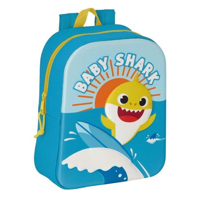 Schoolrugzak Baby Shark 3D Blauw 22 x 27 x 10 cm