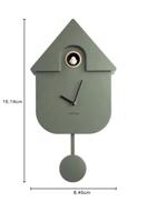 Karlsson Wall Clock Modern Cuckoo Abs Jungle Green - thumbnail