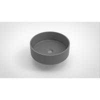 Opbouw Waskom Arcqua Case Rond 40 cm Mat Grijs Arcqua - thumbnail