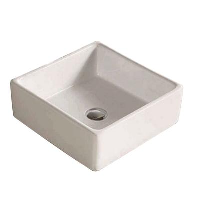 Waskom Sanilux Quatro Keramiek 38x38x13cm Vierkant wit (exclusief waste) Waskom Sanilux Quatro Keramiek 38x38x13cm Vierkant wit (exclusief waste)