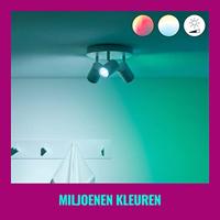 WiZ 8720169076761 LED-lamp Energielabel F (A - G) GU10 Reflector 4.7 W Warmwit tot koudwit, RGBW 1 stuk(s) - thumbnail