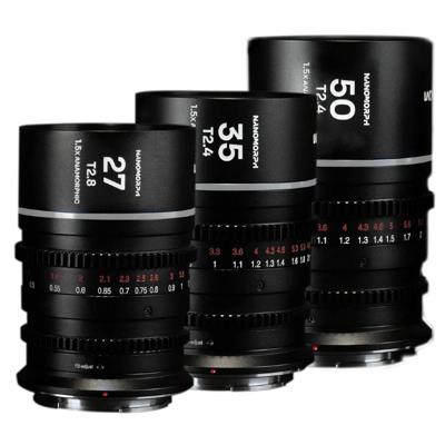 Laowa Nanomorph S35 Bundle (27,35,50mm) (Silver) (Cine) Nikon Z