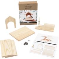 Creativ Company Https://www.cchobby.nl/vogelvoederhuisje-h-12-5-cm-d-14-5-cm-b-11-5-cm-1-stuk - thumbnail