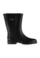 XQ Footwear Dames Regenlaarzen Maat 37 Zwart/Rubber - thumbnail