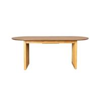 Dutchbone Uitschuifbare Eettafel 'Barlet' Eikenhout, 200/240 x 90cm - thumbnail