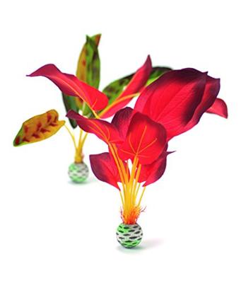 BiOrb zijden aquarium planten groot groen & rood aquarium decoratie