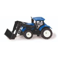 Siku 1396 new holland + voorlader 9,3cm - thumbnail