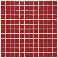 Mozaïek Barcelona 30x30 cm Geglazuurd Porselein Glanzend Rood The Mosaic Factory - thumbnail