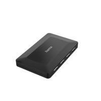Hama 00200122 USB-hub 4 poorten USB-A USB 2.0 480 MBit/s Zwart - thumbnail