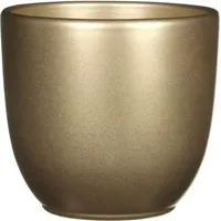 Mica Decorations bloempot Tusca rond 13,5x13cm goud - thumbnail
