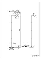 Trio Witte leeslampMarley - 412400131 - thumbnail