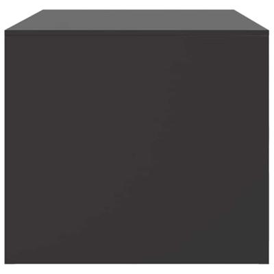Salontafel 67x50x44 cm staal zwart
