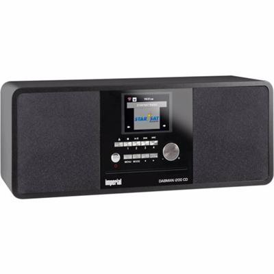 Imperial DABMAN i200 CD Multifunctionele radio DAB+ / FM / Internet / Bluetooth Zwart - 22-236-00 Imperial DABMAN i200 CD Multifunctionele radio DAB+ / FM / Internet / Bluetooth Zwart - 22-236-00