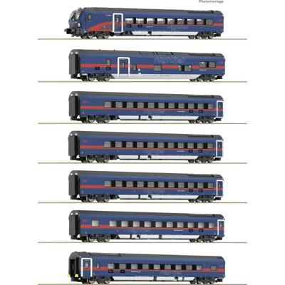 Fleischmann 6260065 N 7-delig Set: Nightjet van de ÖBB