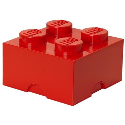 LEGO Brick 4 opbergbox - rood