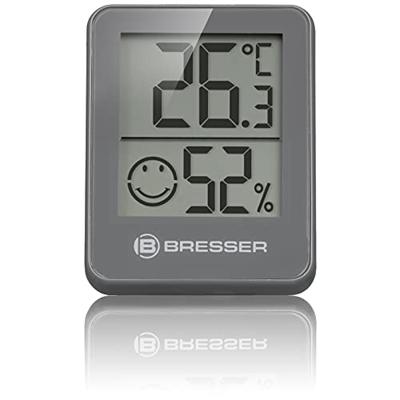 BRESSER ClimaTemp Hygro Indicator Set van 6 Thermo-/Hygrometers (grijs)