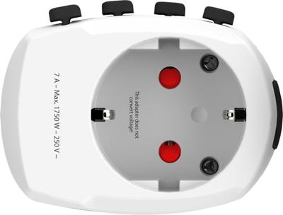 Universele Reisadapter Skross 1103180 2 Onderdelen - thumbnail