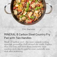 De Buyer Hapjespan - Sauteuse - met 2 handgrepen - Mineral B Pro - ø 28 cm / 4 liter - zonder anti-aanbaklaag - thumbnail