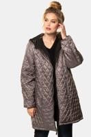 Ulla Popken Jas, omkeerbaar, capuchon, 2 zakken - Grote Maten - thumbnail