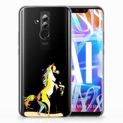 Huawei Mate 20 Lite Telefoonhoesje met Naam Horse Color Huawei Mate 20 Lite Telefoonhoesje met Naam Horse Color